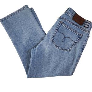 Vintage Ralph Lauren Lightwash Classic Midcalf Mom Crop Jeans Sz 6